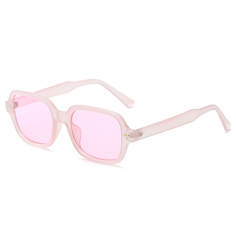 Rice Nail Retro Small Square Sunglasses