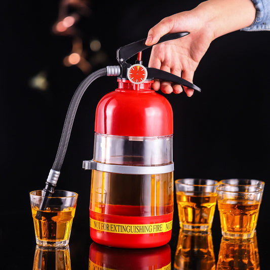 2L Drink Dispenser Fire Extinguisher, Bar Accessory