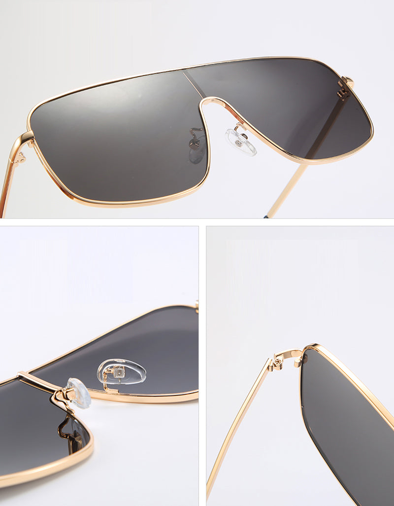 One-piece Sunglasses Female Personality Color Glasses Ins Street Fashion Trendy Sunglasses