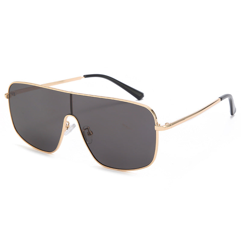 One-piece Sunglasses Female Personality Color Glasses Ins Street Fashion Trendy Sunglasses