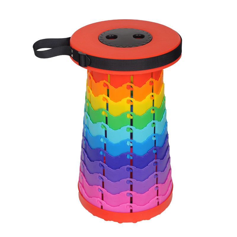 Butt Buddy Retractable Rainbow Stool