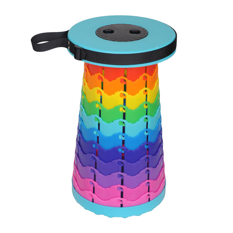 Butt Buddy Retractable Rainbow Stool