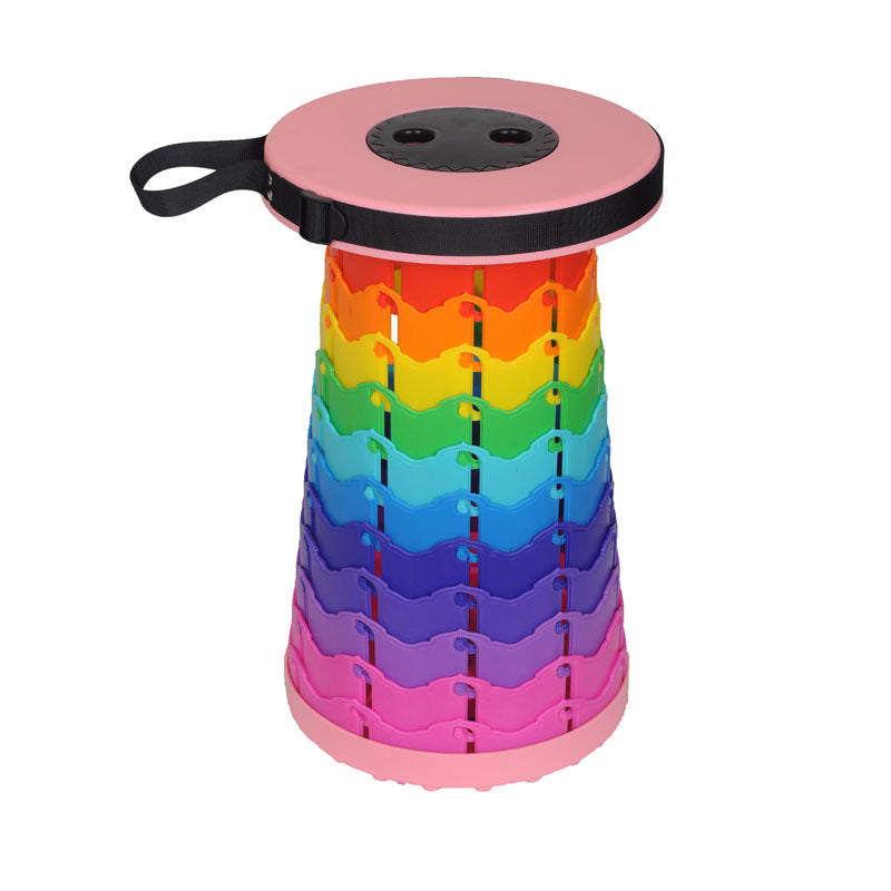 Butt Buddy Retractable Rainbow Stool