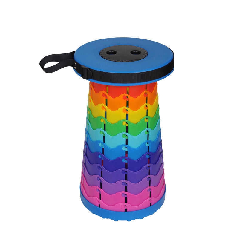 Butt Buddy Retractable Rainbow Stool