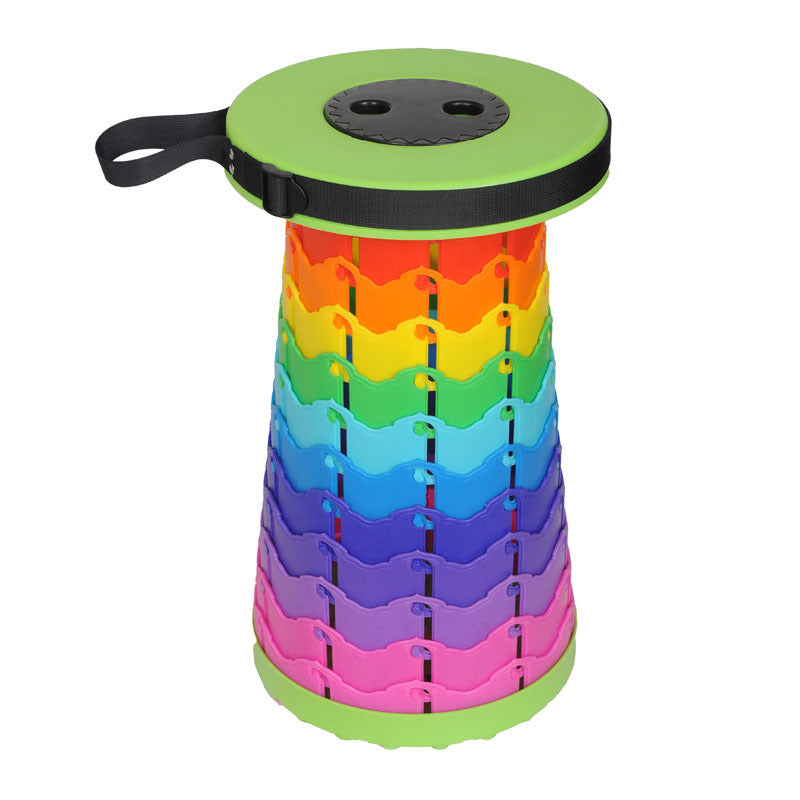 Butt Buddy Retractable Rainbow Stool