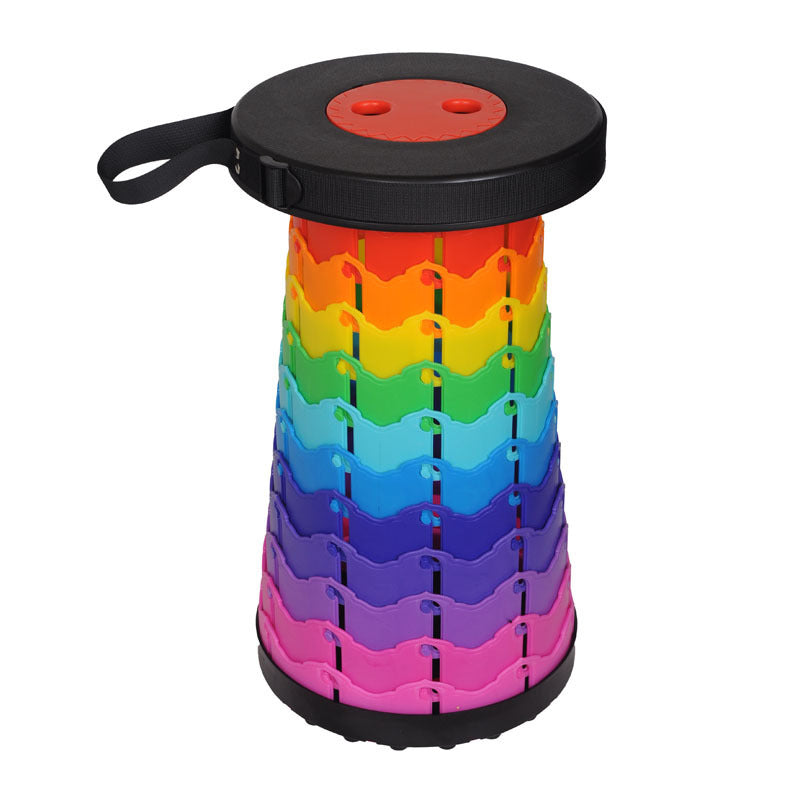 Butt Buddy Retractable Rainbow Stool