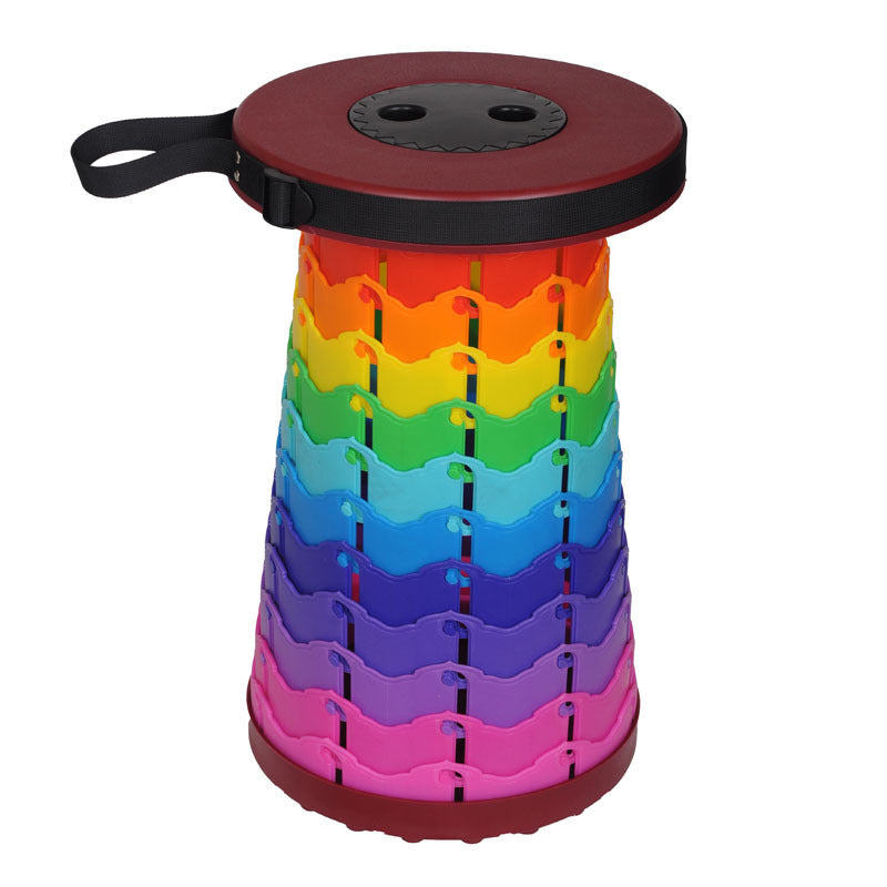 Butt Buddy Retractable Rainbow Stool