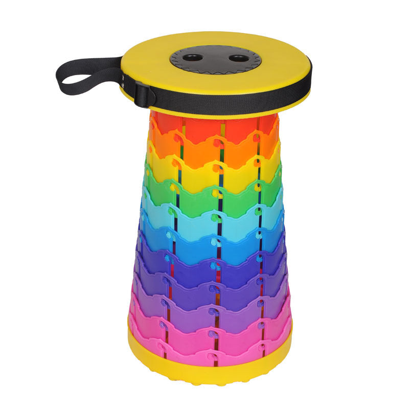 Butt Buddy Retractable Rainbow Stool