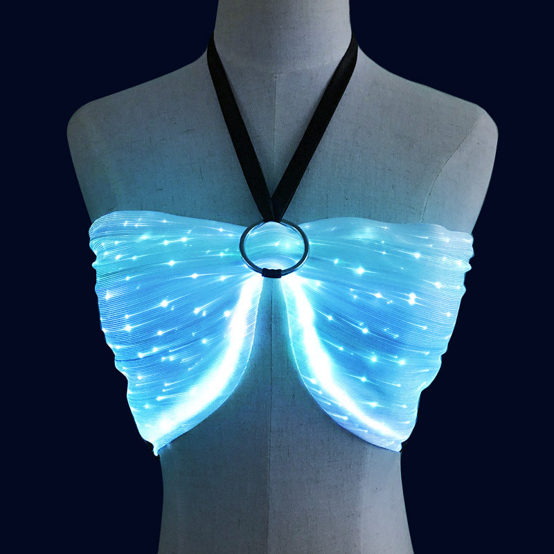 LED fiber optic luminous clothing