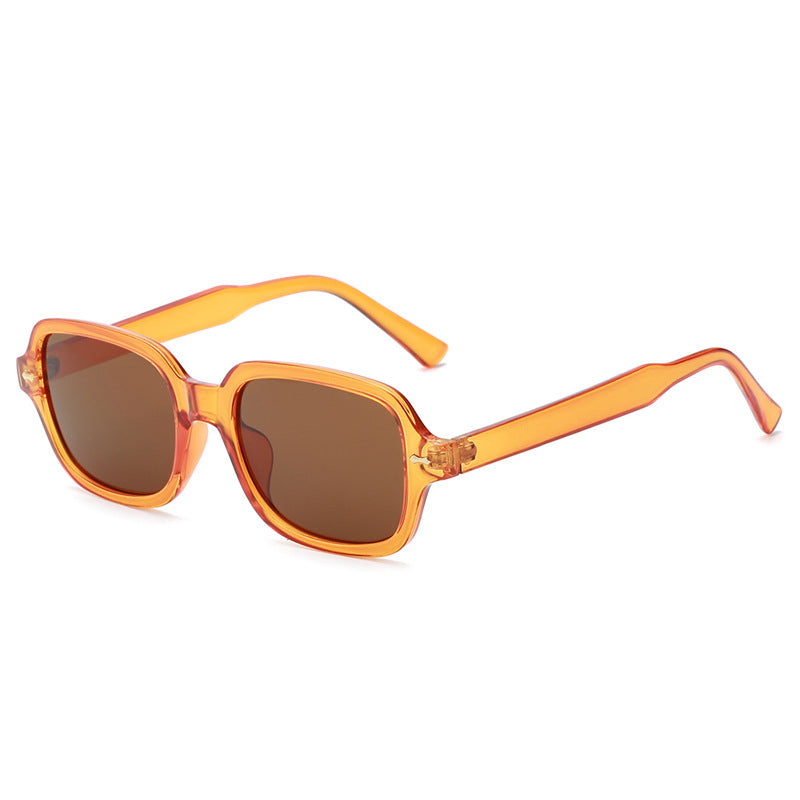 Rice Nail Retro Small Square Sunglasses