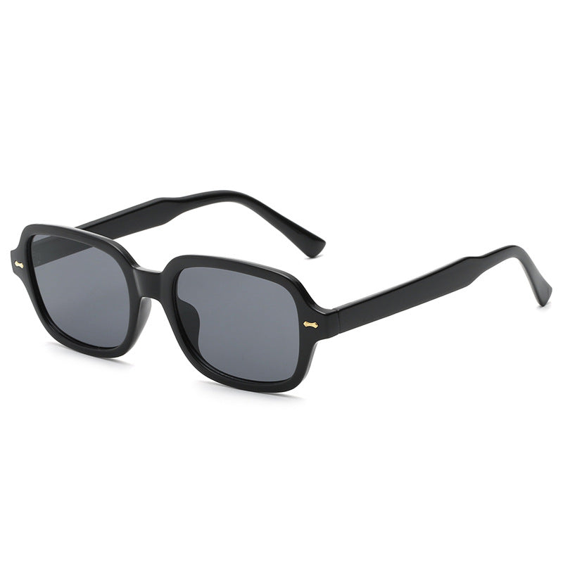 Rice Nail Retro Small Square Sunglasses