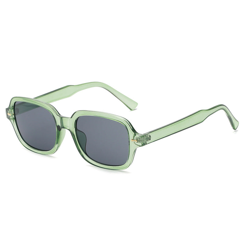 Rice Nail Retro Small Square Sunglasses