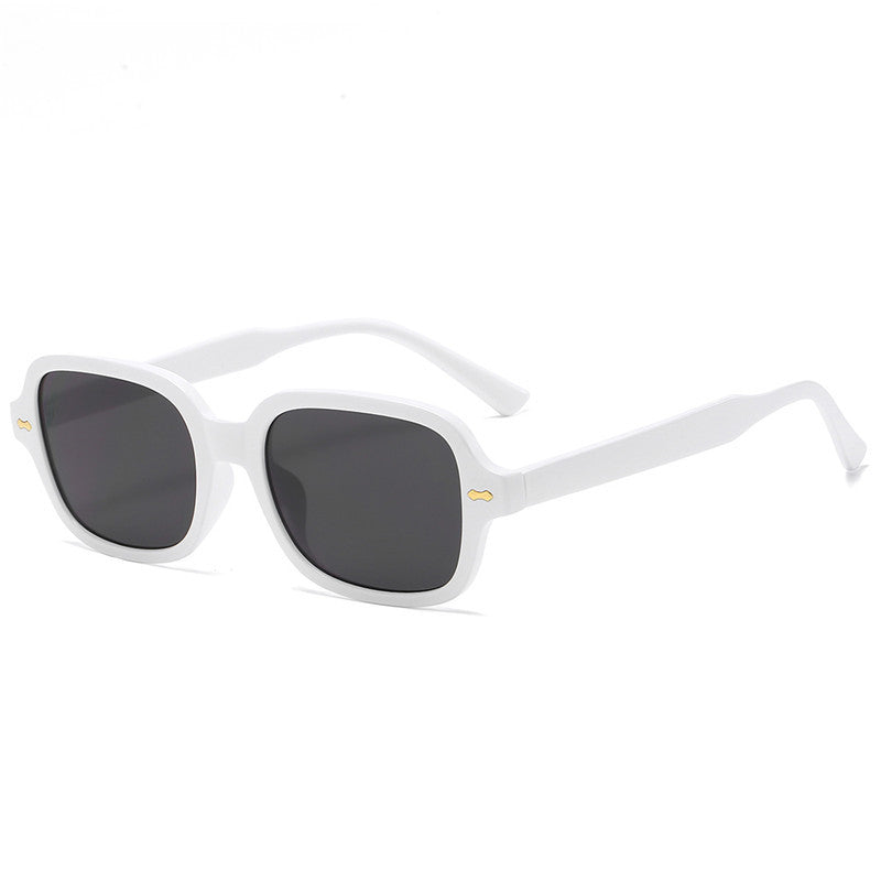 Rice Nail Retro Small Square Sunglasses