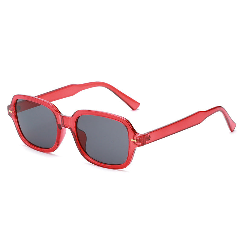 Rice Nail Retro Small Square Sunglasses